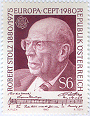 Le timbre autricihen du centenaire - 1980